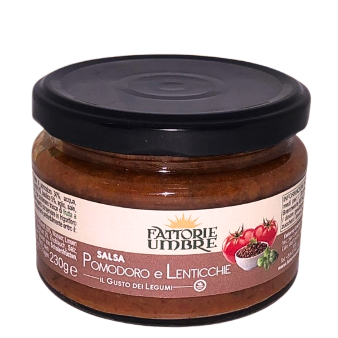 Salsa Pomodoro e Lenticchie Fattorie Umbre 230g