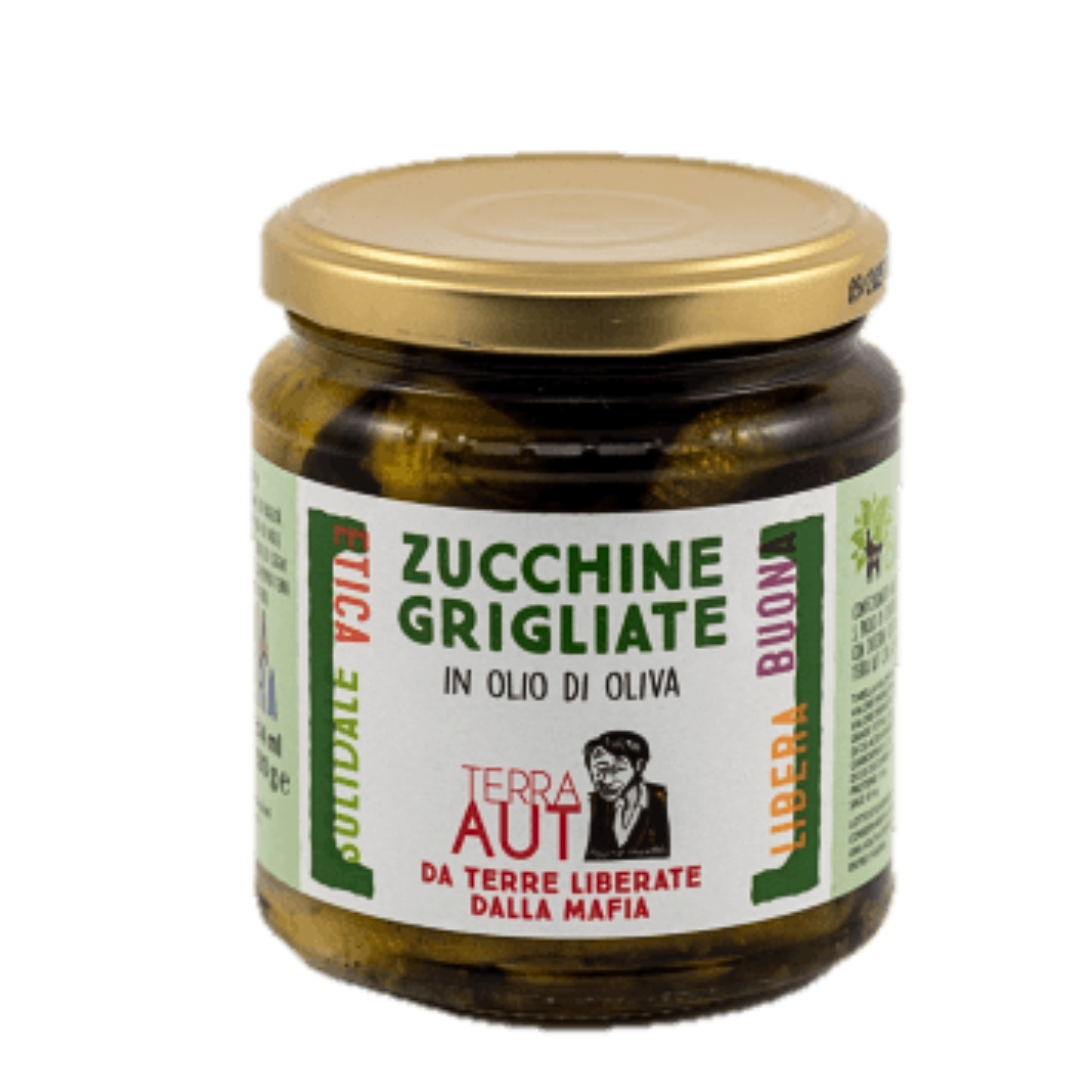 Zucchine grigliate "Terra AUT" da terre liberate dalla mafia Altereco 280g