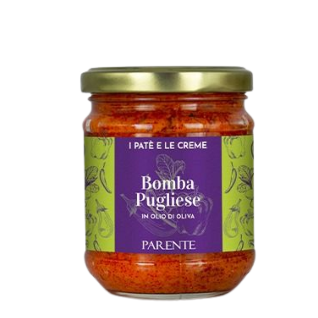 "Bomba" Pugliese piccante in Olio d'Oliva Parente 190g