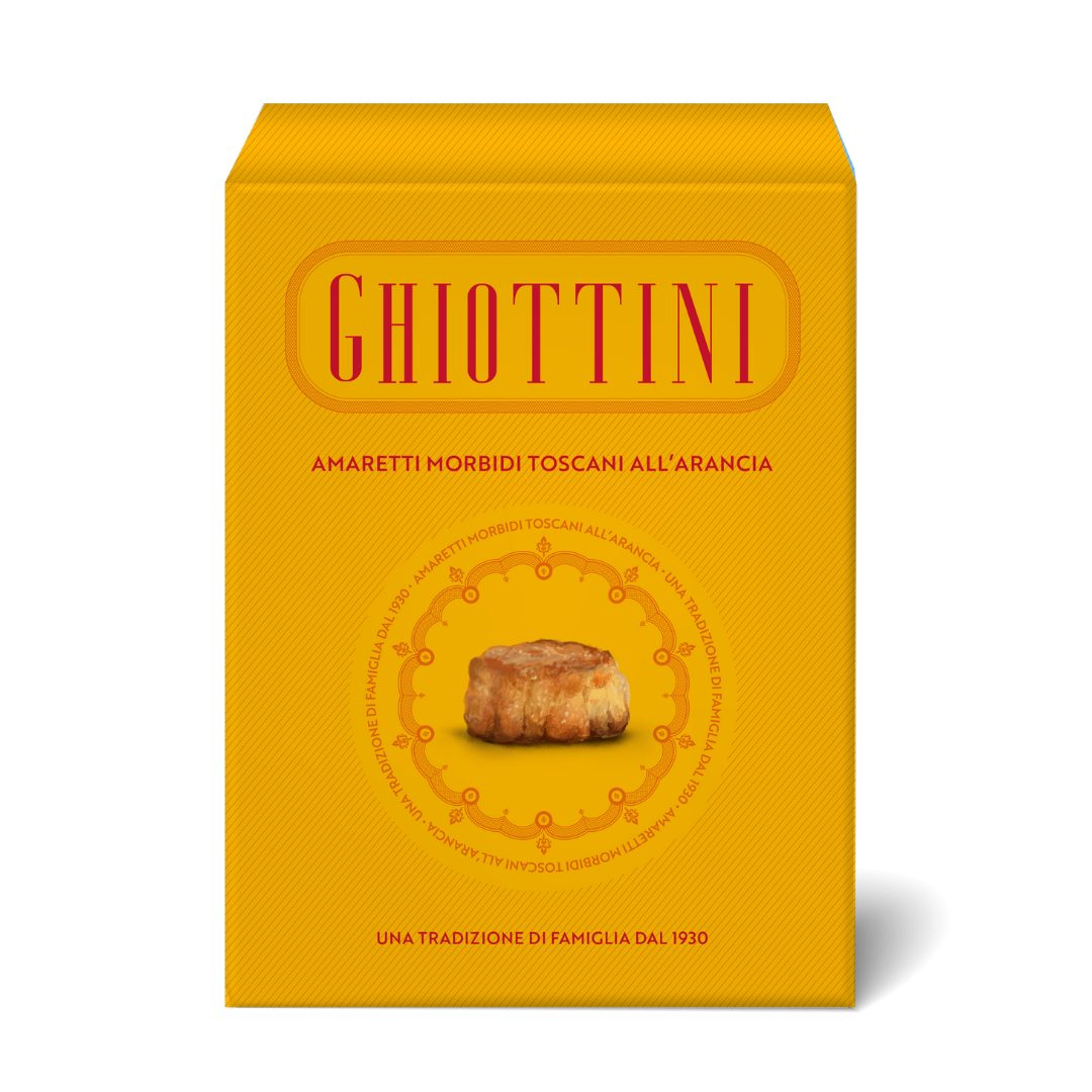 Amaretti toscani morbidi all'Arancia "Ghiottini" 100g