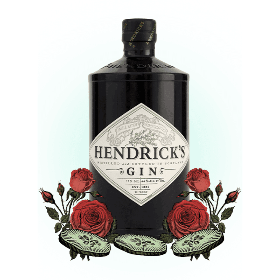 Gin 44% vol. Hendrick's