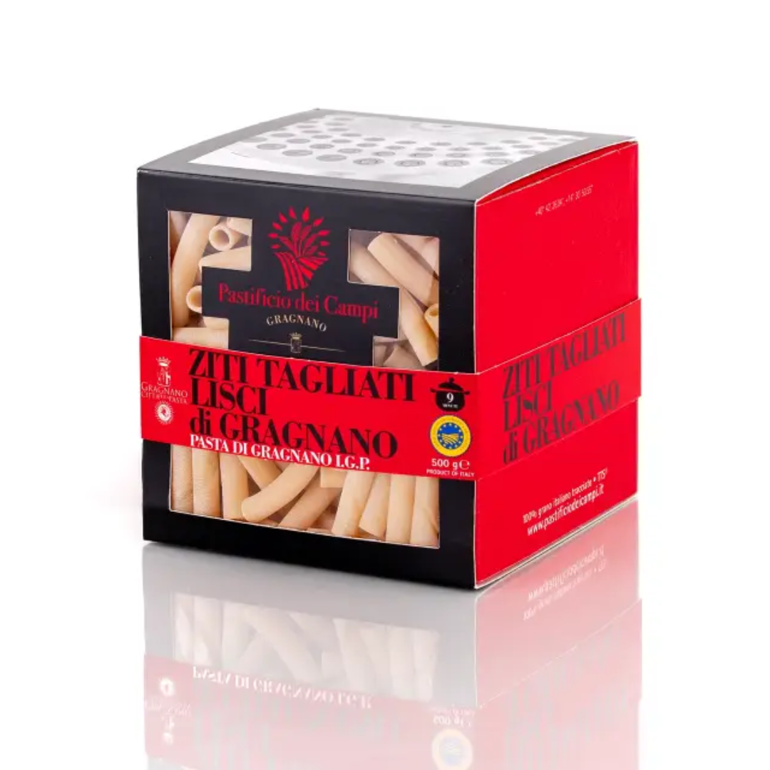 Ziti tagliati lisci Pasta di Gragnano IGP "Pastificio dei Campi" 500g
