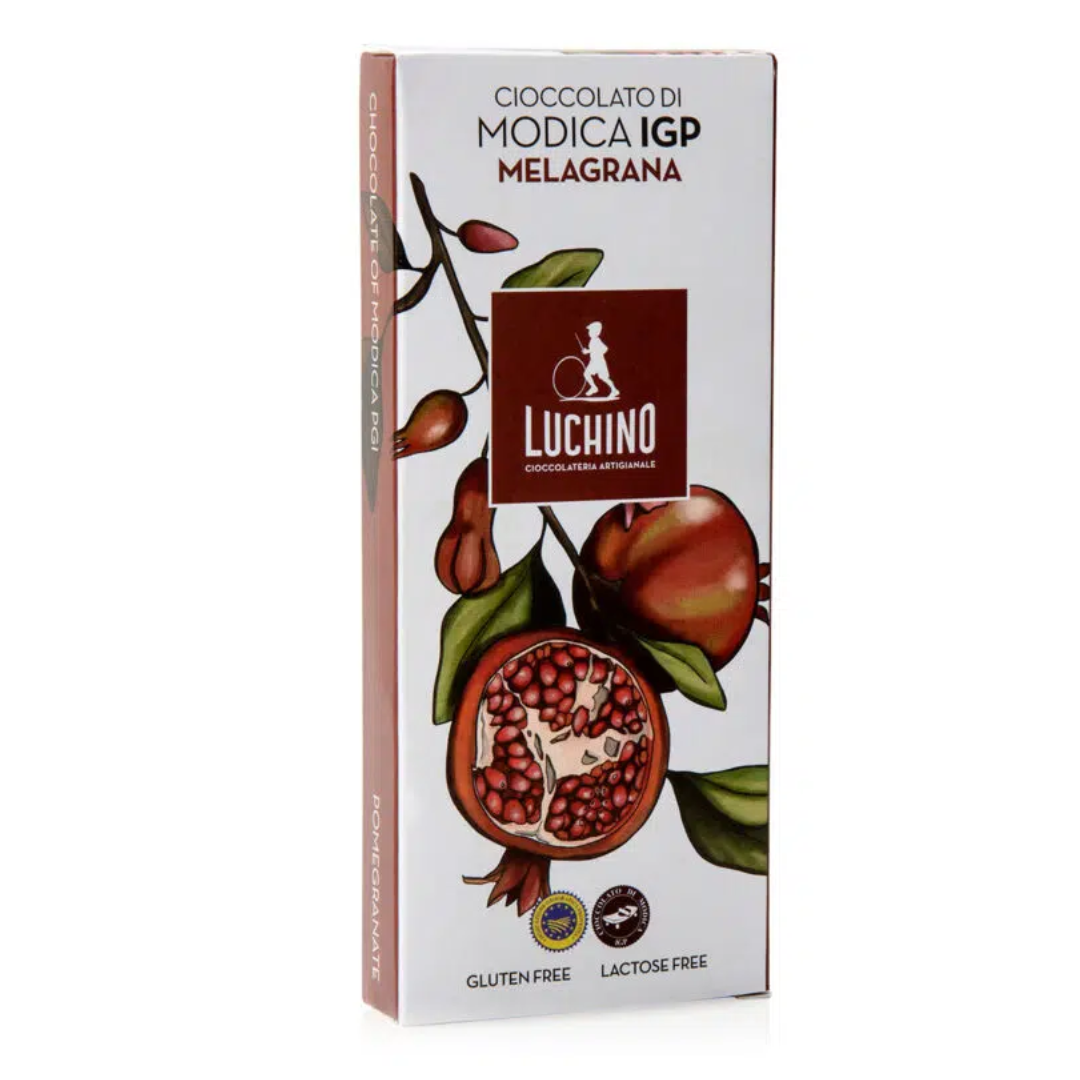 Modica IGP chocolate tablet "Melagrana" Luchino 100g
