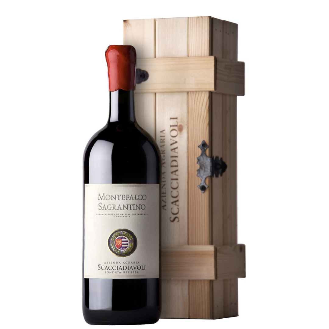Montefalco Sagrantino DOCG Scacciadiavoli 1,5 Lt in Cassetta Legno