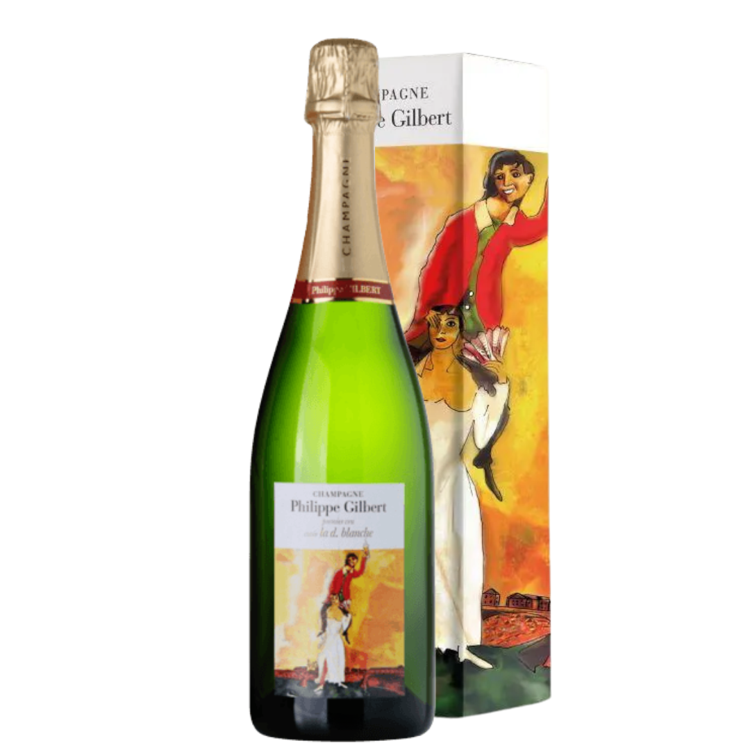 Champagne 1er Cru cuvée La D. Blanche Philippe Gilbert
