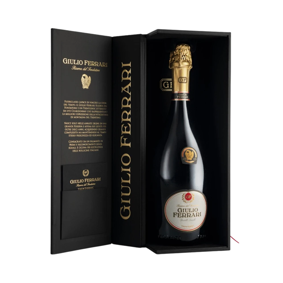 Trento Doc Giulio Ferrari Riserva del Fondatore 2015 Ferrari in Cofanetto