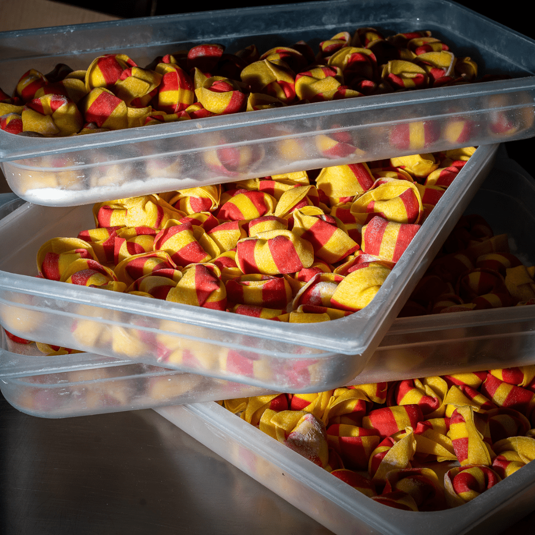 Tortelli artigianali "Cacio e Pepe" con sfoglia a km0 "Il Pastarolo" 550g