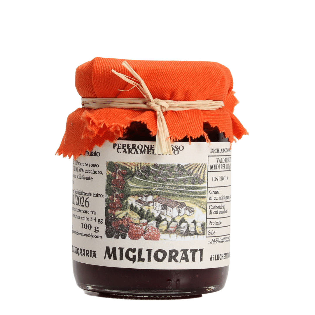 Composta di Peperone rosso caramellato Migliorati 100g