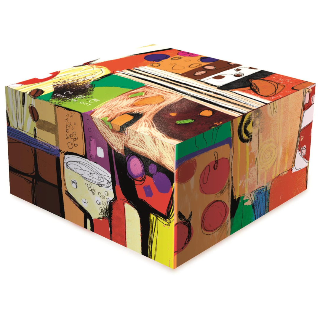 Cesto di Pasqua "Insolito Puzzle" - Tagliere con Prodotti Tipici