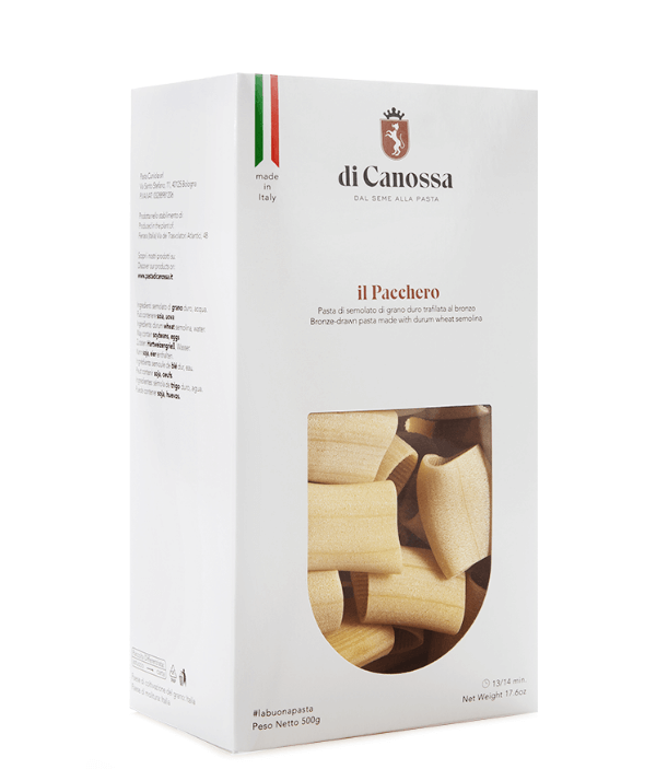 Paccheri Grano Duro Trafilati al Bronzo di Canossa 500g