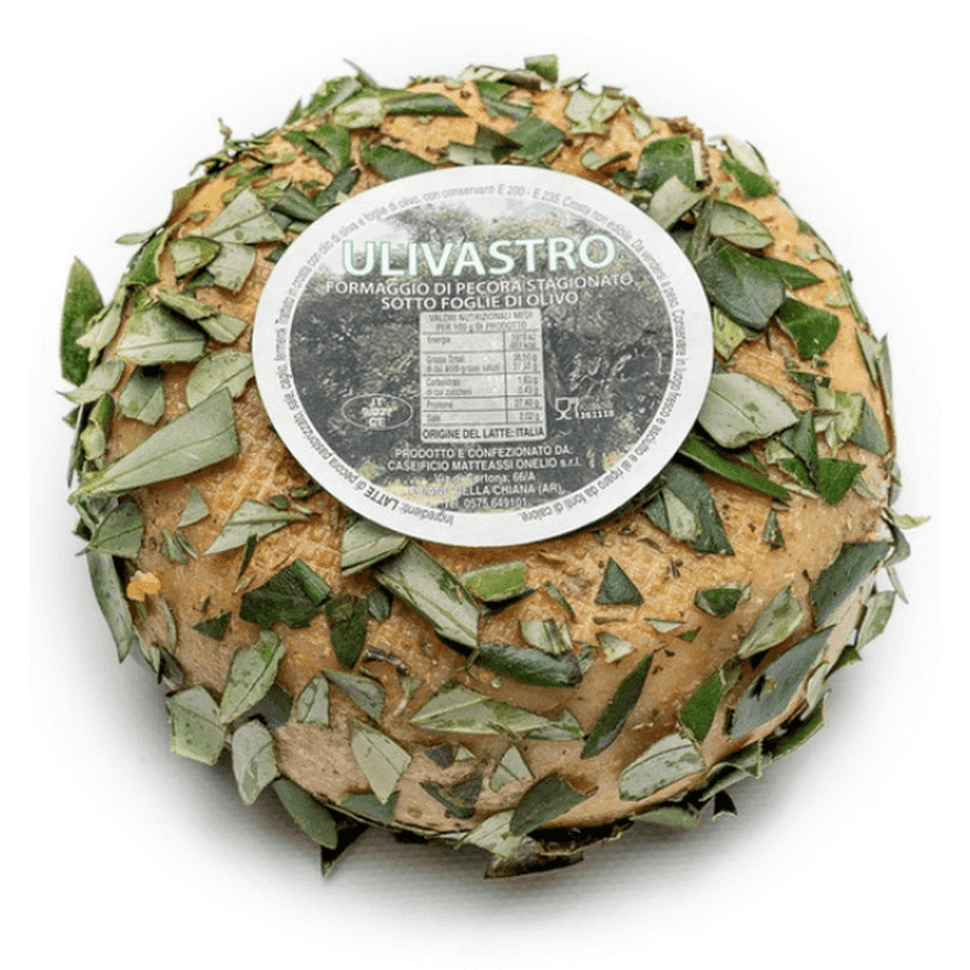 Pecorino stagionato sotto foglie di Ulivo Matteassi 450g