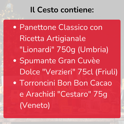 <tc>Christmas Hamper “Dimora” – Panettone, Sparkling Wine and Pralines</tc>