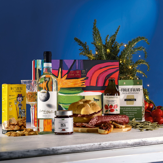 Cesto di Natale "Sapori" - Contiene 6 Prodotti enogastronomici