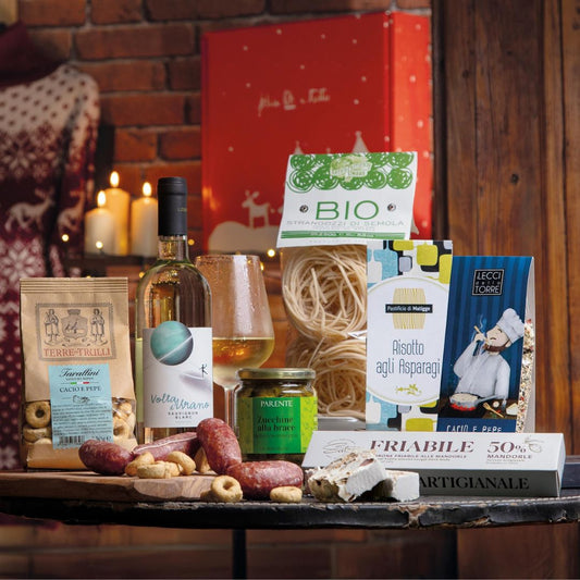 Cesto di Natale "Cascina" - 8 prodotti enogastronomici