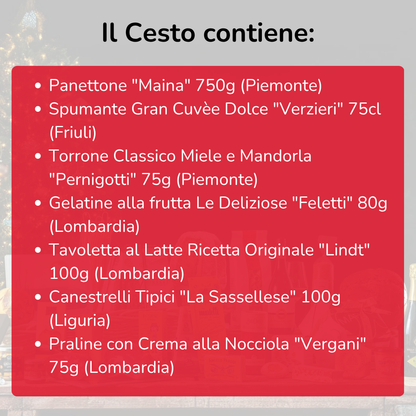 Cesto di Natale "Classica" - 7 Prodotti Tipici Natalizi