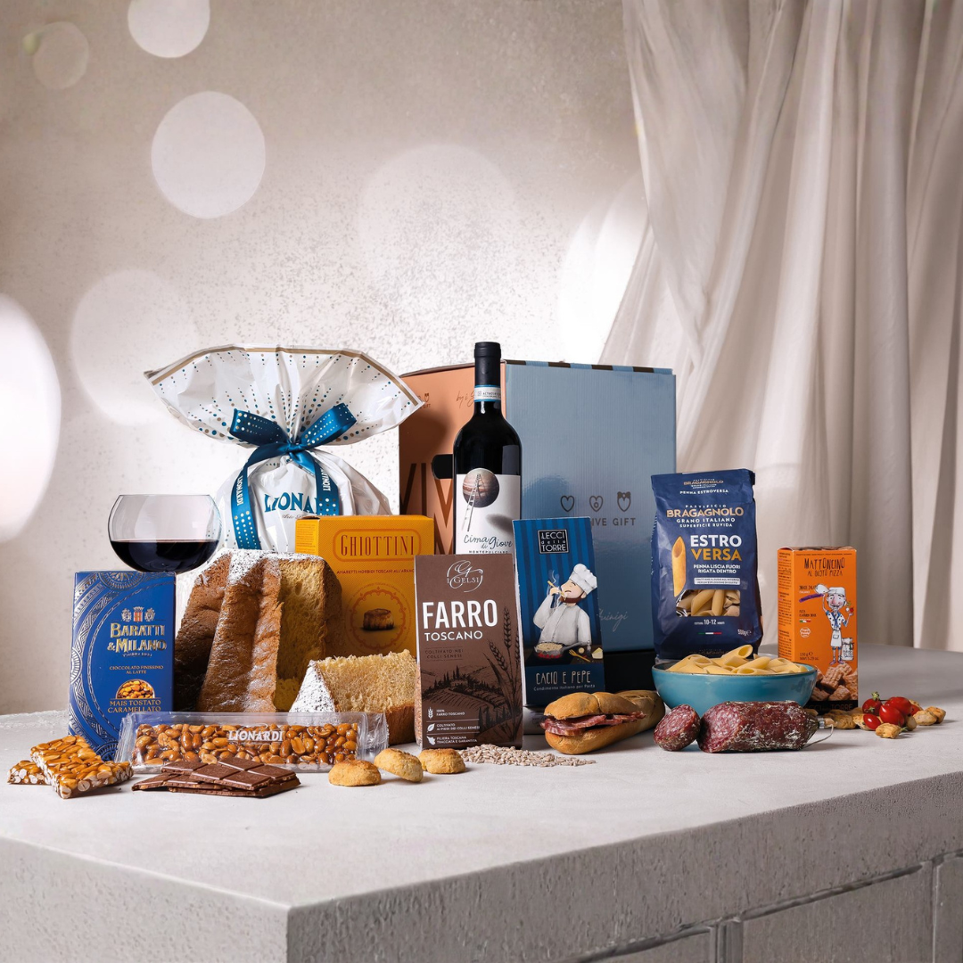 Cesto di Natale "Soffio di Natale" - 10 prodotti enogastronomici