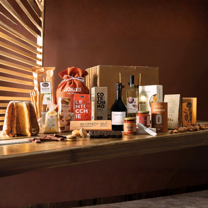 Cesto di Natale "Scrigno di Sapori" - 16 prodotti enogastronomici