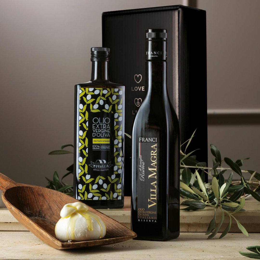 Cesto di Natale Olio "Pluripremiati" - Oli d'eccellenza Muraglia e Franci