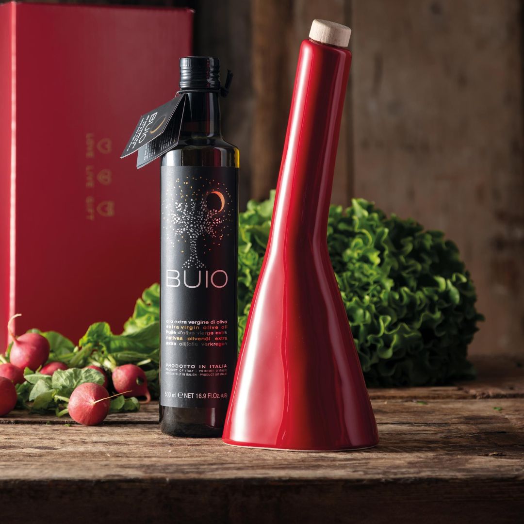 Cesto di Natale Olio "Musa" - Oliera Design e Olio E.V.O.