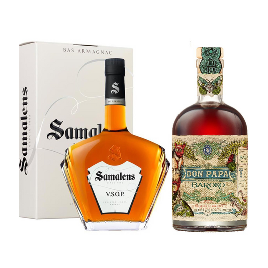 Weihnachtskorb „Forrest and Jenny“ Spirituosen – Armagnac und Rum