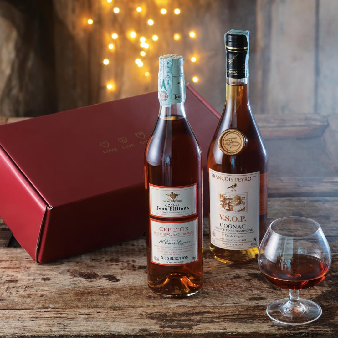 Christmas Hamper Spirits "Bonnie and Clyde" - 2 Cognacs