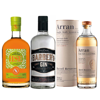 Cesto di Natale Distillati "Ginger e Fred" - Gin, Rum e Whisky