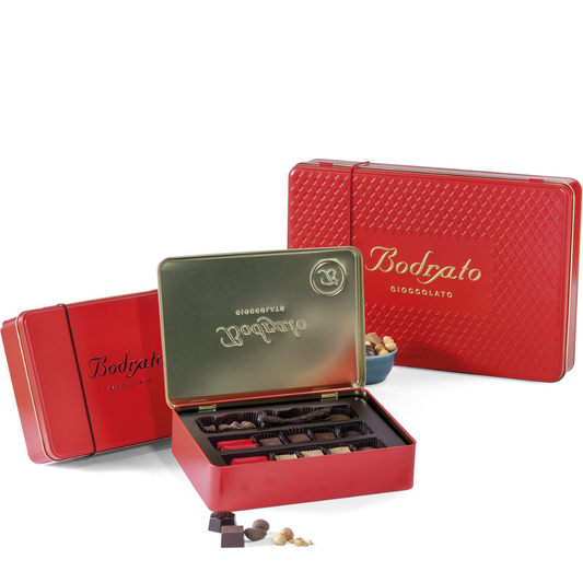 Cioccolatini Assortiti in Latta "Bodrato" 160g
