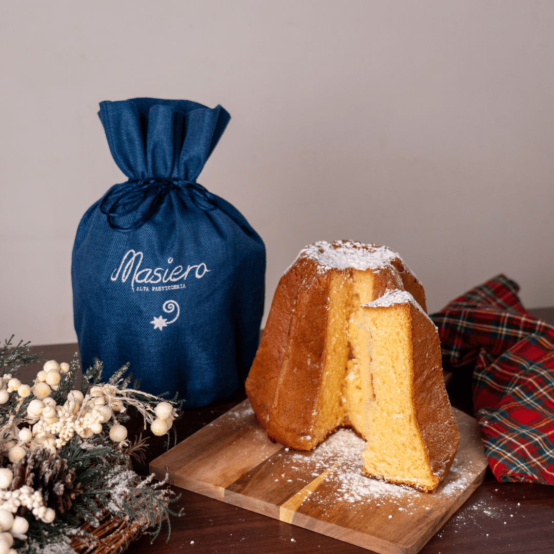 Receta artesanal de bolsa de yute Pandoro"Masiero"