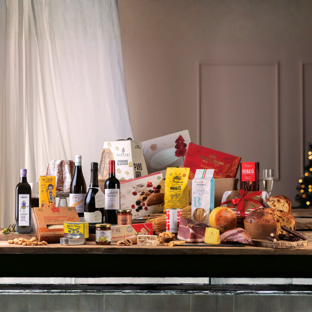 Cesto di Natale "Racconto di Sapori" - 22 prodotti enogastronomici