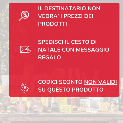Cesti Natalizi Alimentari Strenna di Natale con Prodotti