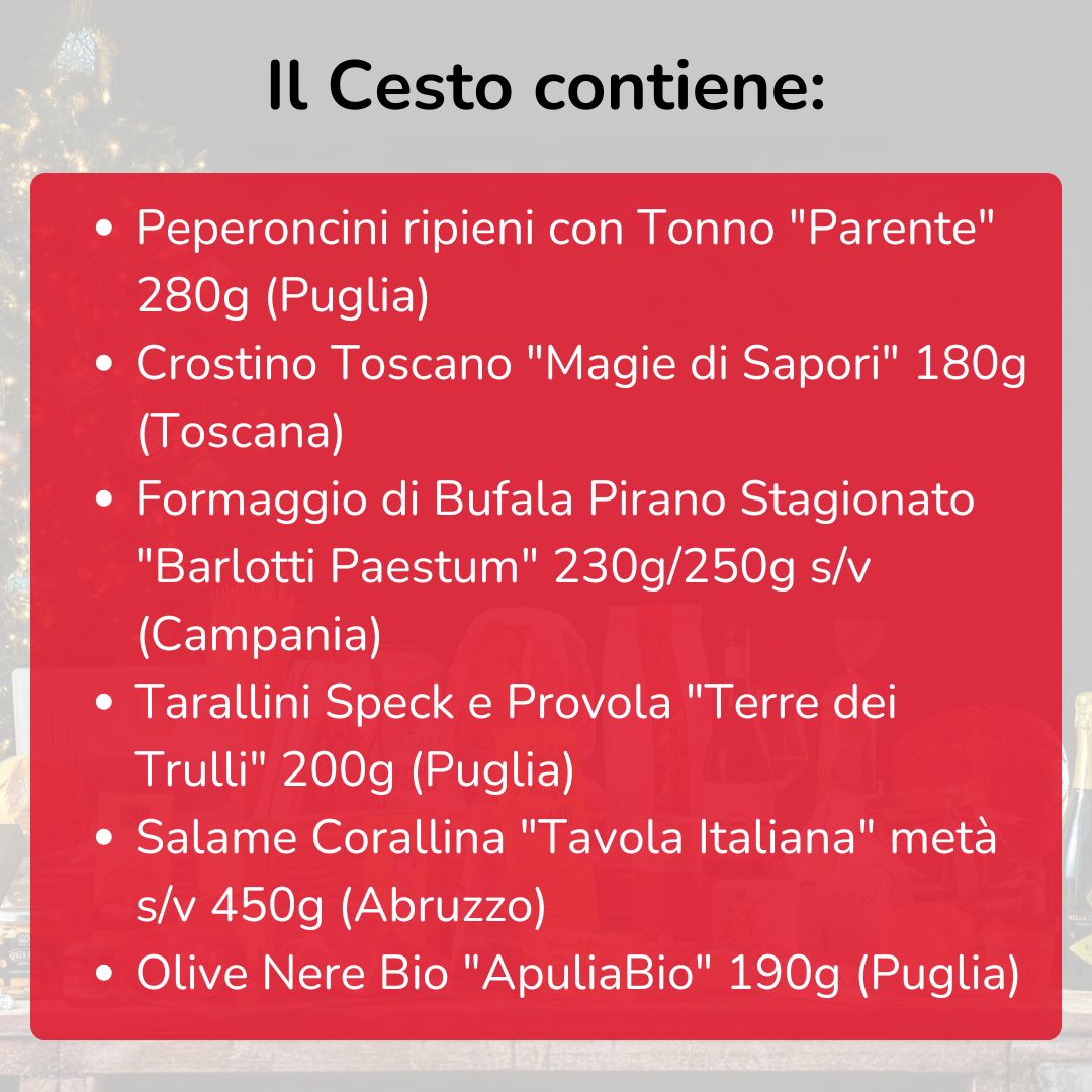 Cesto di Natale "Doni" - 6 prodotti selezionati