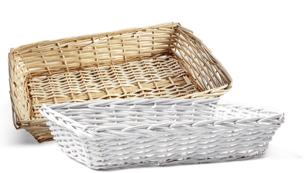 White Christmas basket Natal