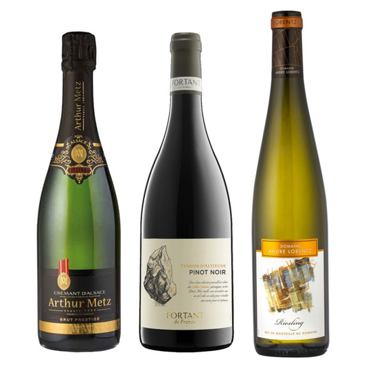 Cesto di Natale Vini "Ménage à Trois" - 3 vini francesi