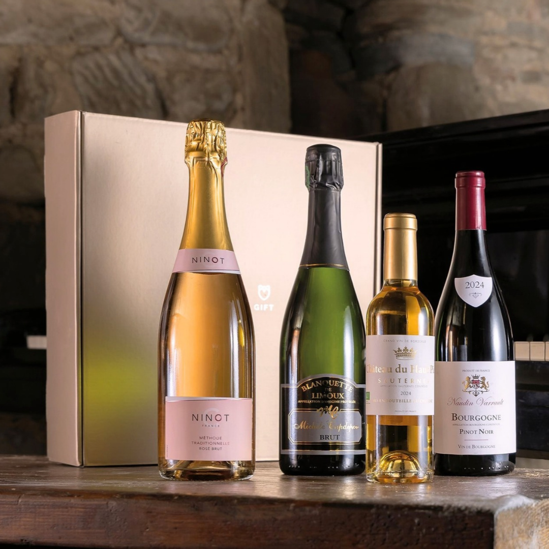 Cesto di Natale vini "Salone" - 4 vini francesi