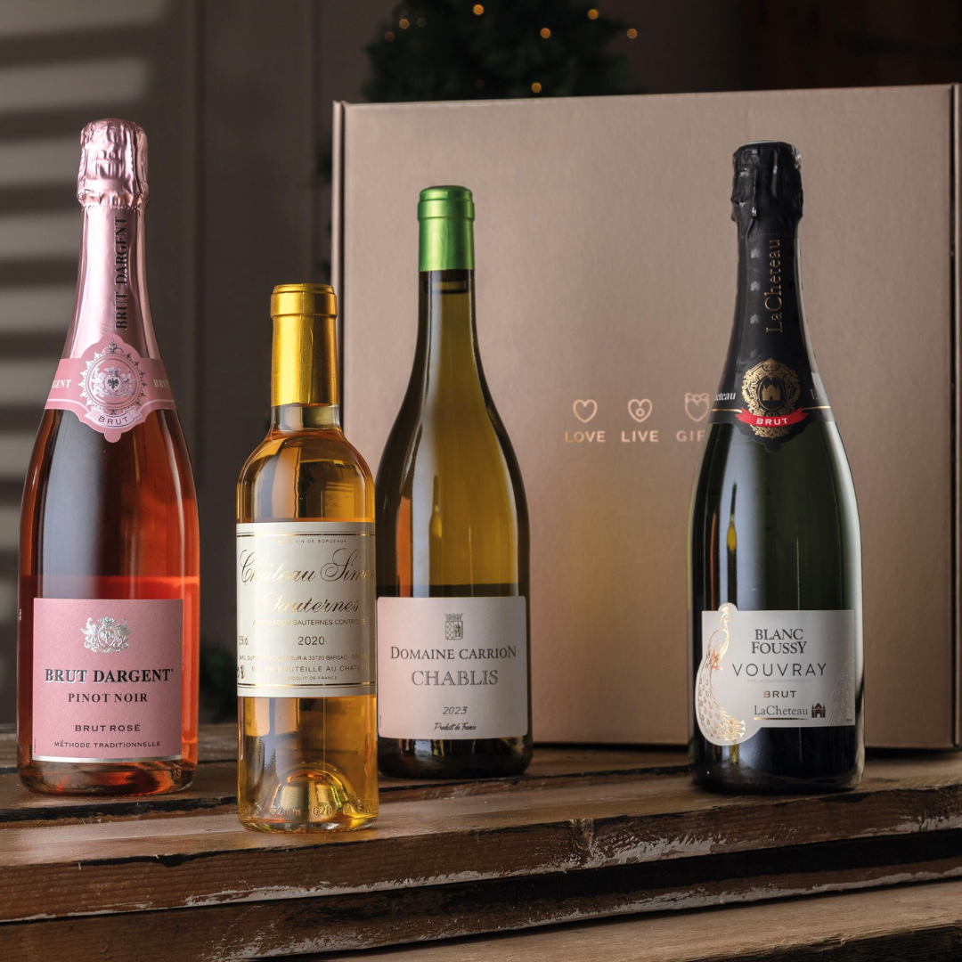 Cesto di Natale vini "Francesina" - 4 vini francesi