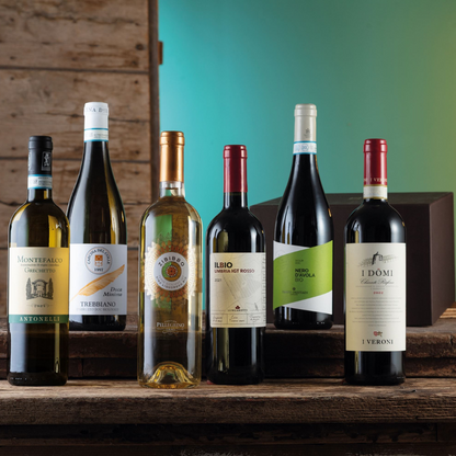 Cesto di Natale Vini "Biologici" - 6 bottiglie bianchi, rossi e passito BIO