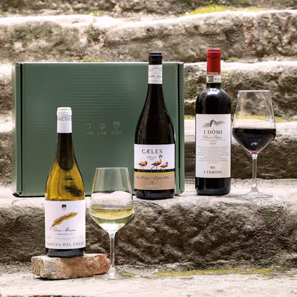 Cesto di Natale vini Bio "Dimora" - 3 bottiglie bianchi e rosso