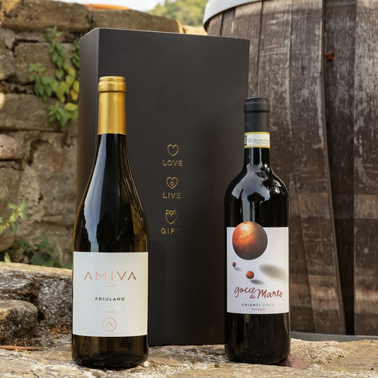 Cesto di Natale vini "Botte" - Chianti Classico DOCG e Friulano