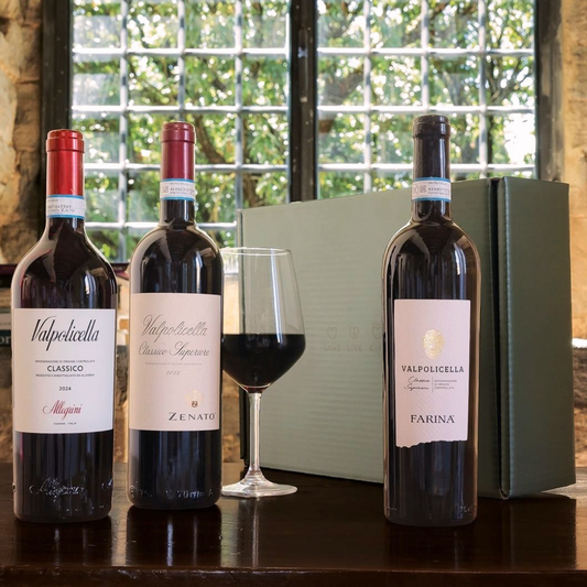 Weihnachtskorb mit „Torre“-Weinen – 3 Flaschen Valpolicella Classico DOC