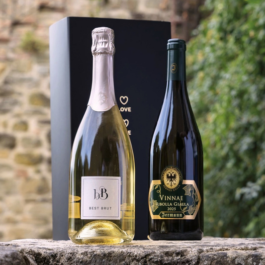 Cesto di Natale vini "Lanterna" - Ribolla Gialla Vinnae Venezia Giulia IGT e Spumante Best Brut DOP