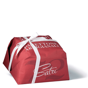 Low Artisan Panettone 72 Stunden Verarbeitung mit Waldbeeren, umhüllt von handverpackter weißer „Satri“-Schokolade 1 kg