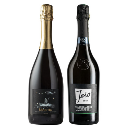 Cesto di Natale vini "Attesa" - 2 bottiglie Prosecco