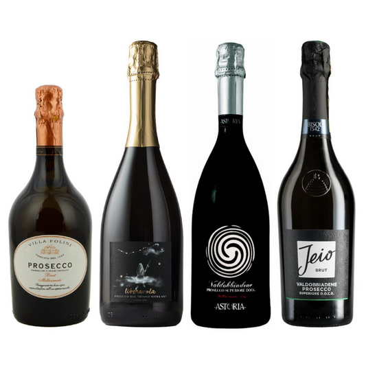 Cesto di Natale vini "Letterina" - 4 bottiglie Prosecco