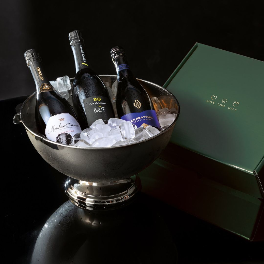 Cesto di Natale vini "Re Magi" - 3 bottiglie Franciacorta