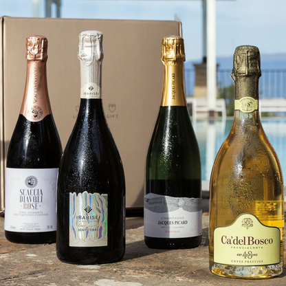 Cesto di Natale vini "Terrazza" - 4 bottiglie Bollicine
