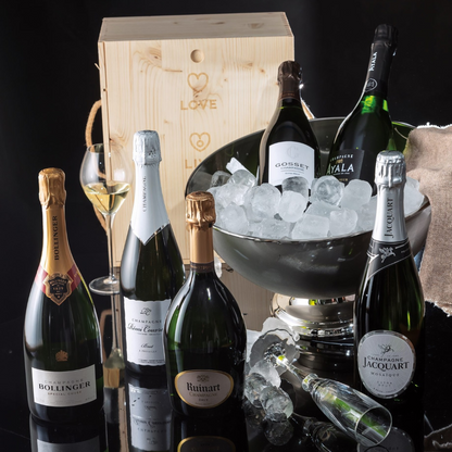 Cesto di Natale vini "Champagne" - 6 bottiglie Champagne