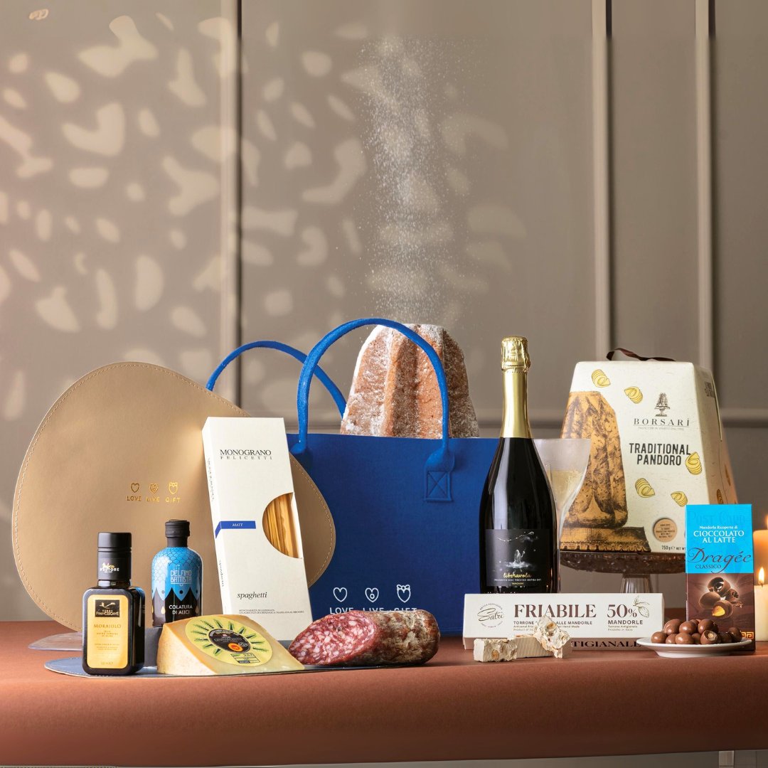 Cesto di Natale "Calda Atmosfera" - 10 Prodotti Tipici