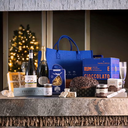 Cesto di Natale "Inaspettata Magia" - 9 Prodotti enogastronomici ricercati