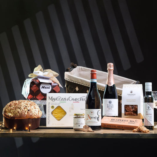 Cesto di Natale "Fiaba Eterna" - 8 Prodotti enogastronomici ricercati