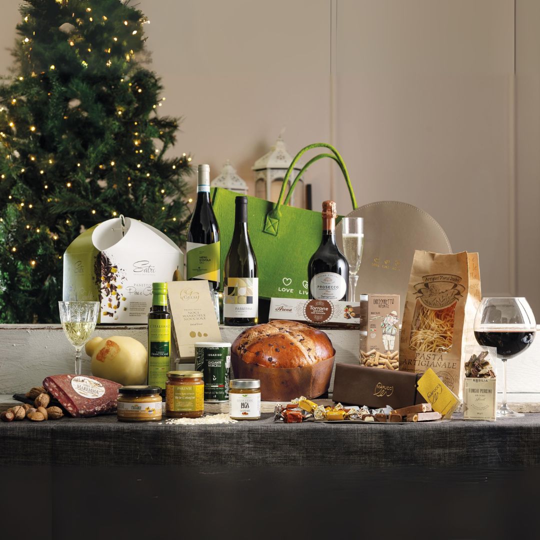 Cesto di Natale "Allegro Folletto" - 18 prodotti enogastronomici